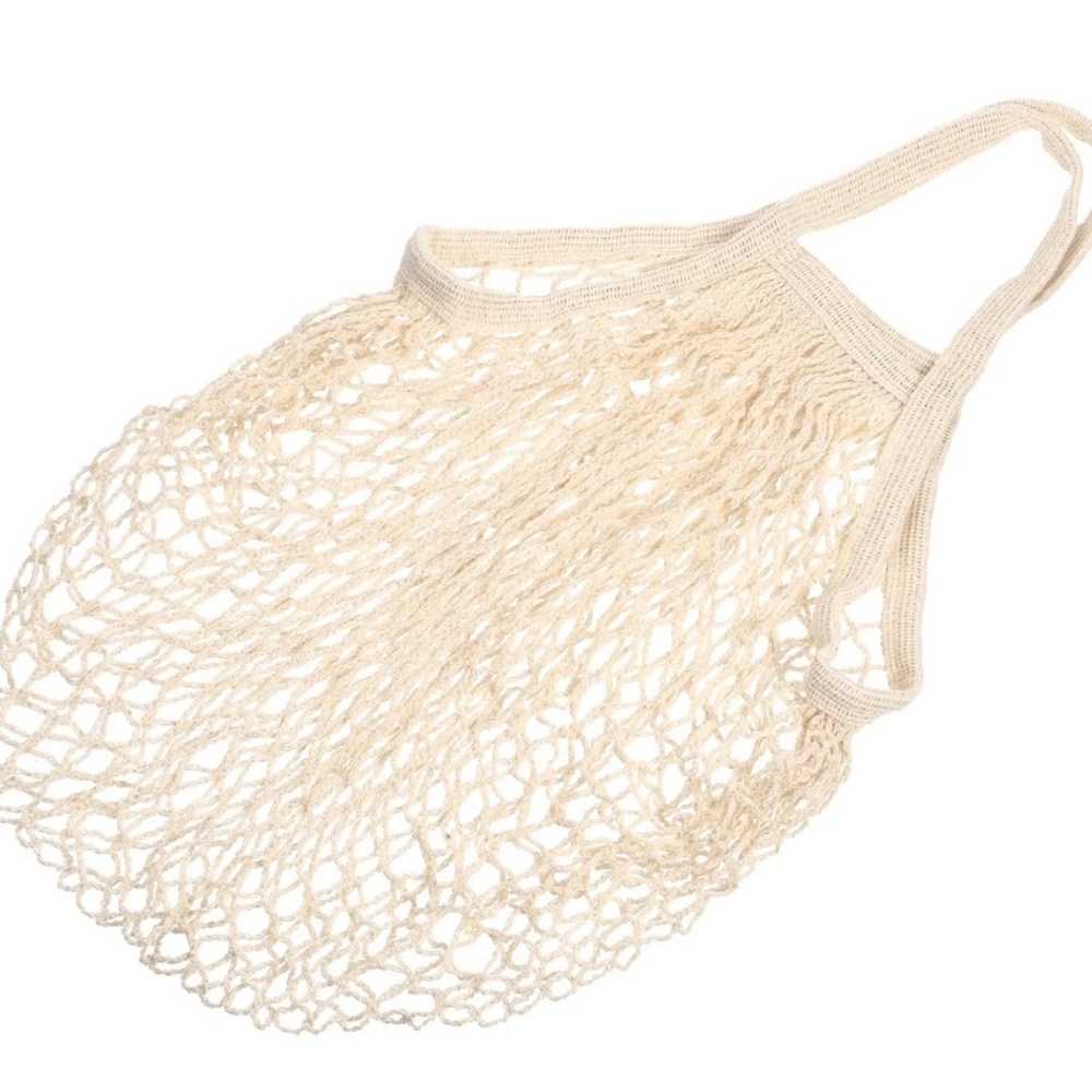 2x Uxcell Uxcell Cotton Mesh Bag, 15x13.8" Reusable Mesh Net String Grocery Bags